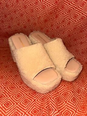 Handmade Sheepskin Chunky Platform